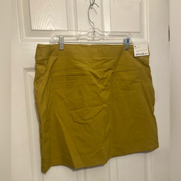 *NWT* Eddie Bauer yellow Horizon skort - Picture 1 of 3